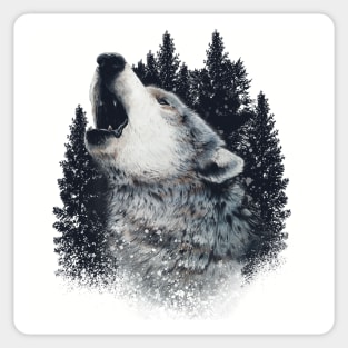 wolf Sticker